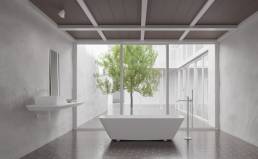 bañera exenta solid surface Scene